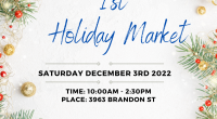 École Inman Elementary is having a Holiday Market on Saturday, December 3rd from 10:00am to 2:30pm. Over 30 local vendors and admission is free!