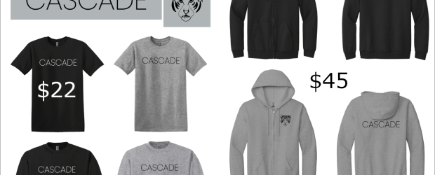 Show your school pride by purchasing Cascade Spirit Wear! Available options are shown below and orders will be collected from November 3-14 on SchoolCash Online. Items will be delivered to student’s […]
